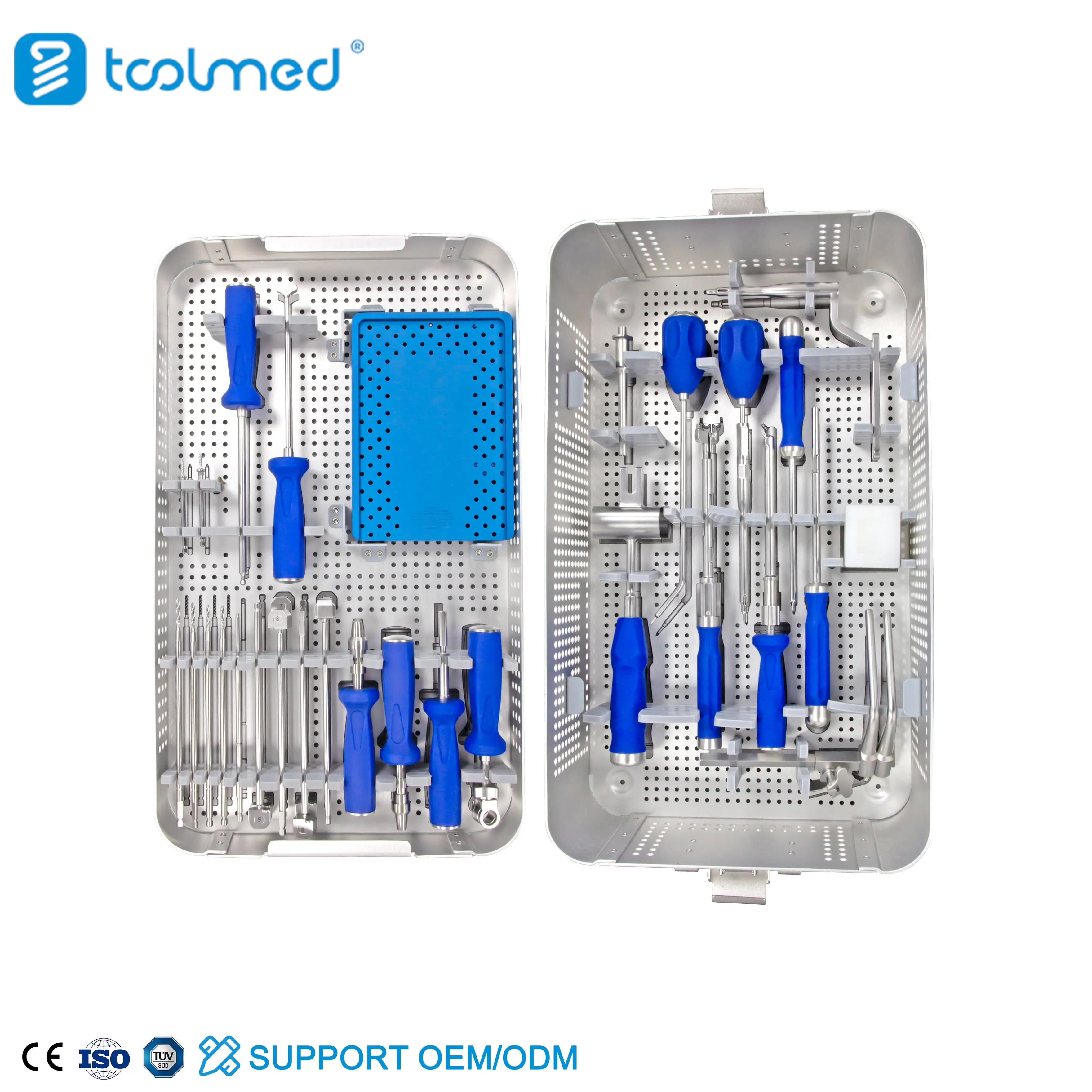 Cervical PEEK Cage With 2 Locking Screw Instrument Set (3) Cervical PEEK Cage With 2 Locking Screw Instrument Set (3)