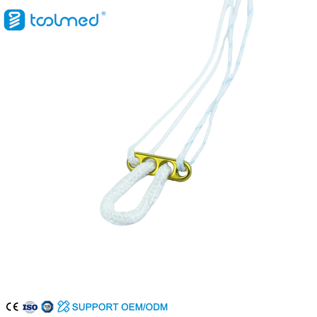 Fixed Loop Suture Button Double