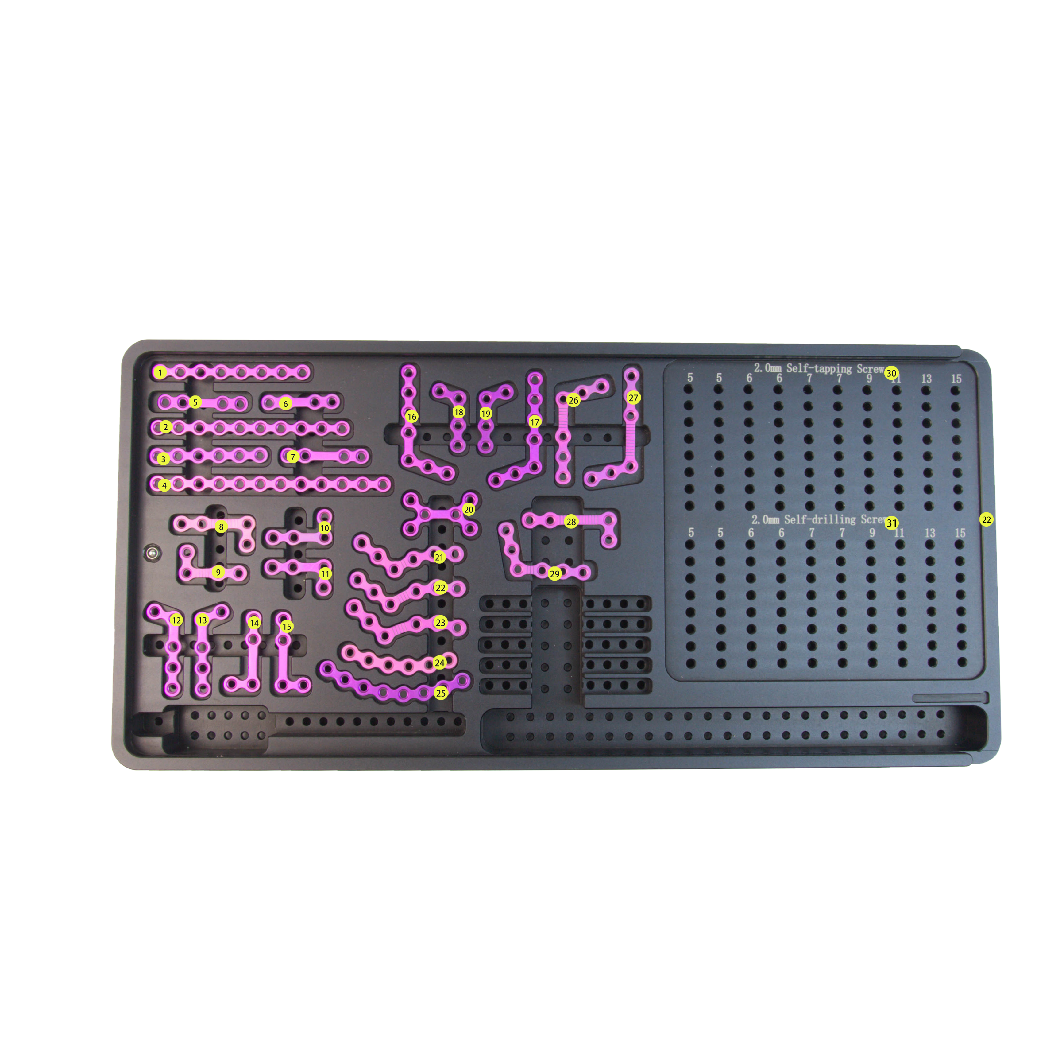 1.5/2.0 Maxillofacial Plate Instrument Set