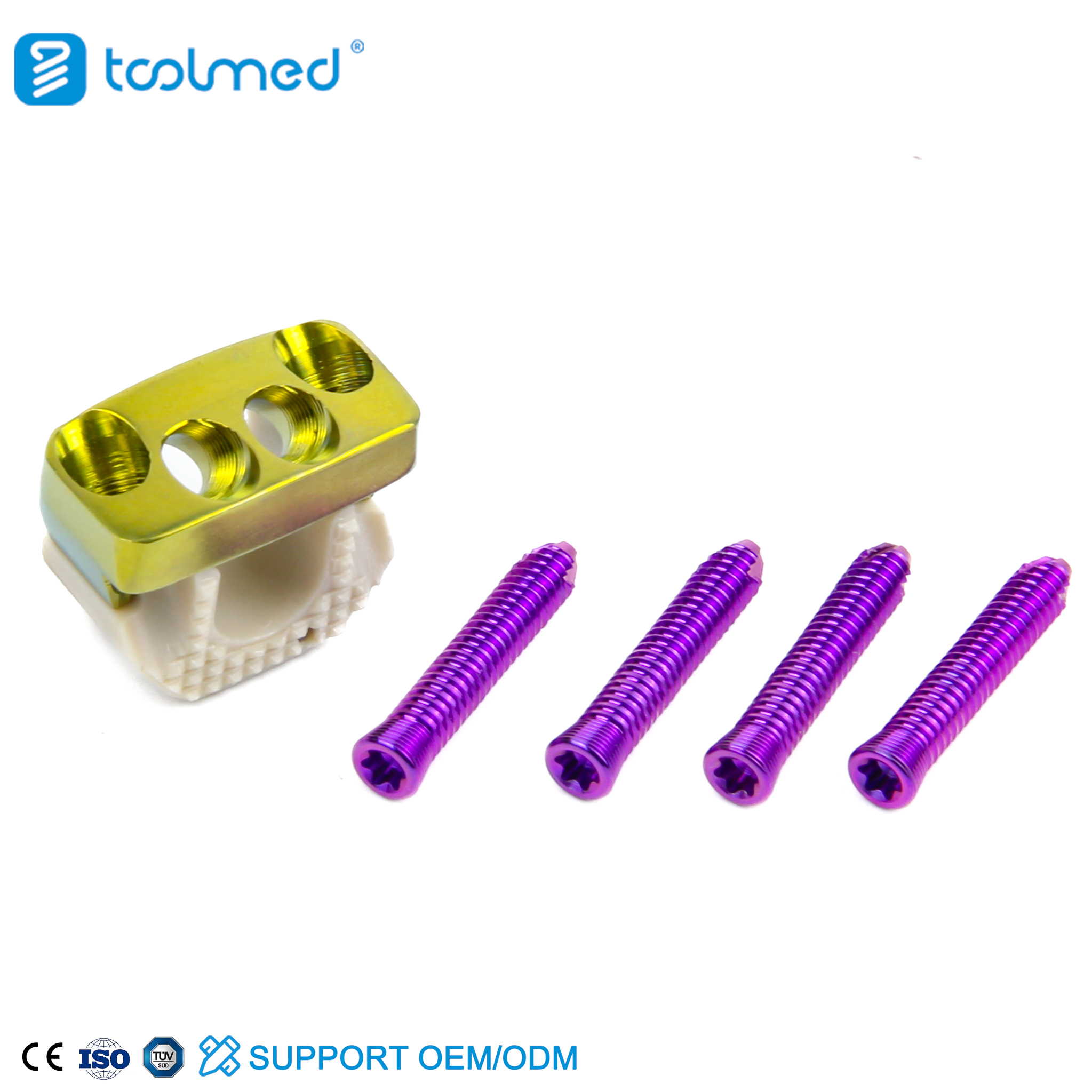 Cervical PEEK Cage (4 Locking Screws)