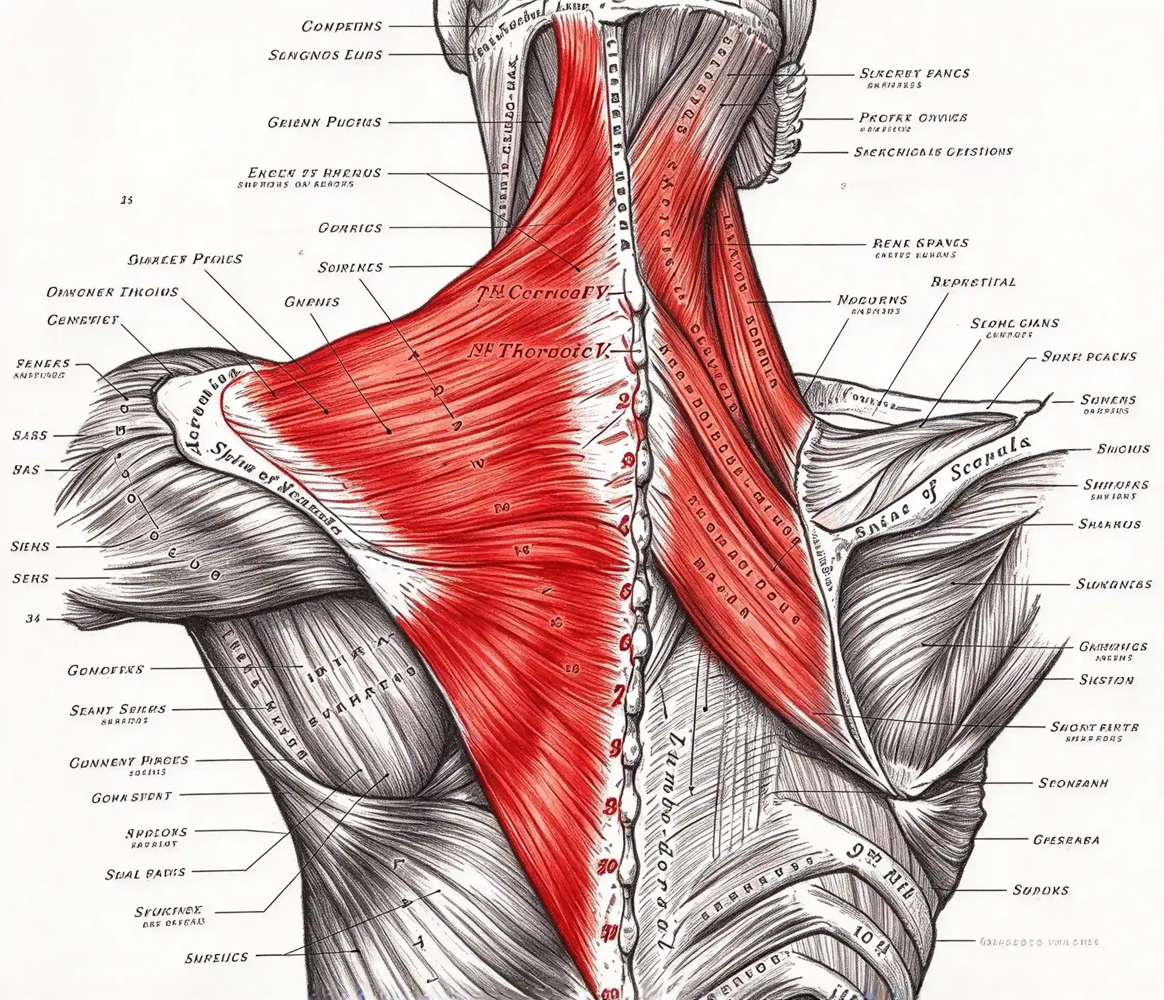 Lower trapezius muscle