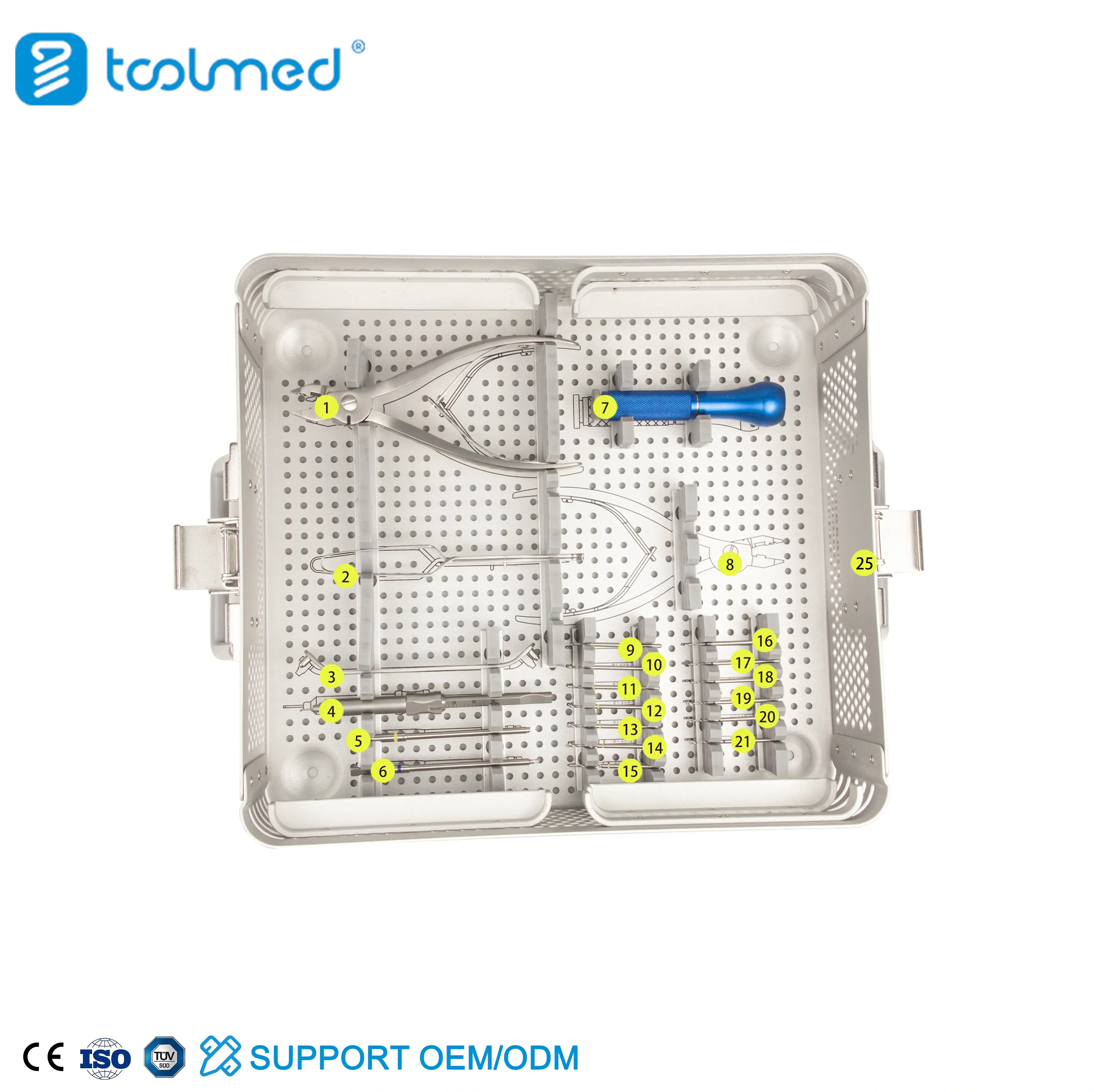 Maxillofacial Plate Instrument Set (10)