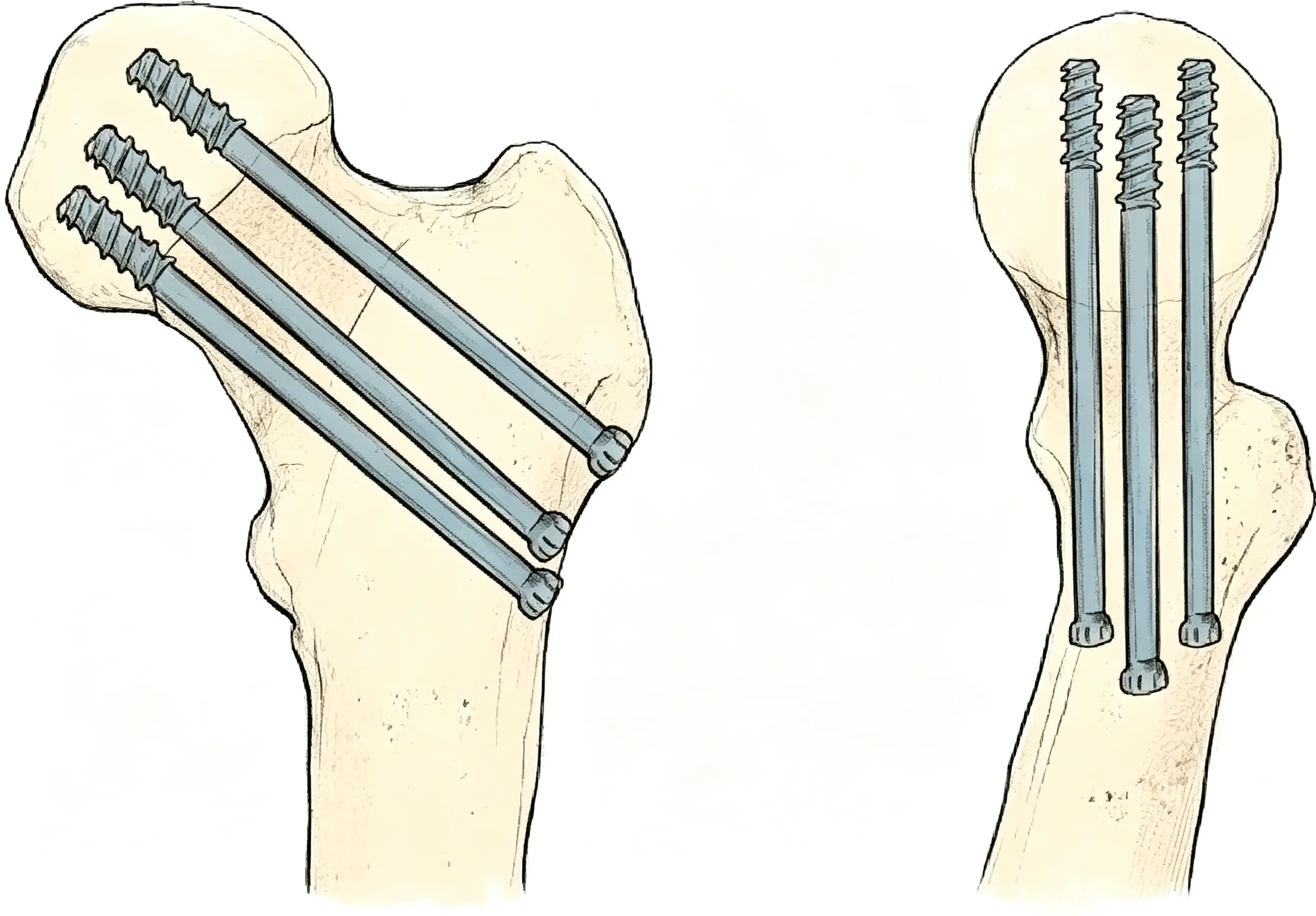 Cannulated screw fixation