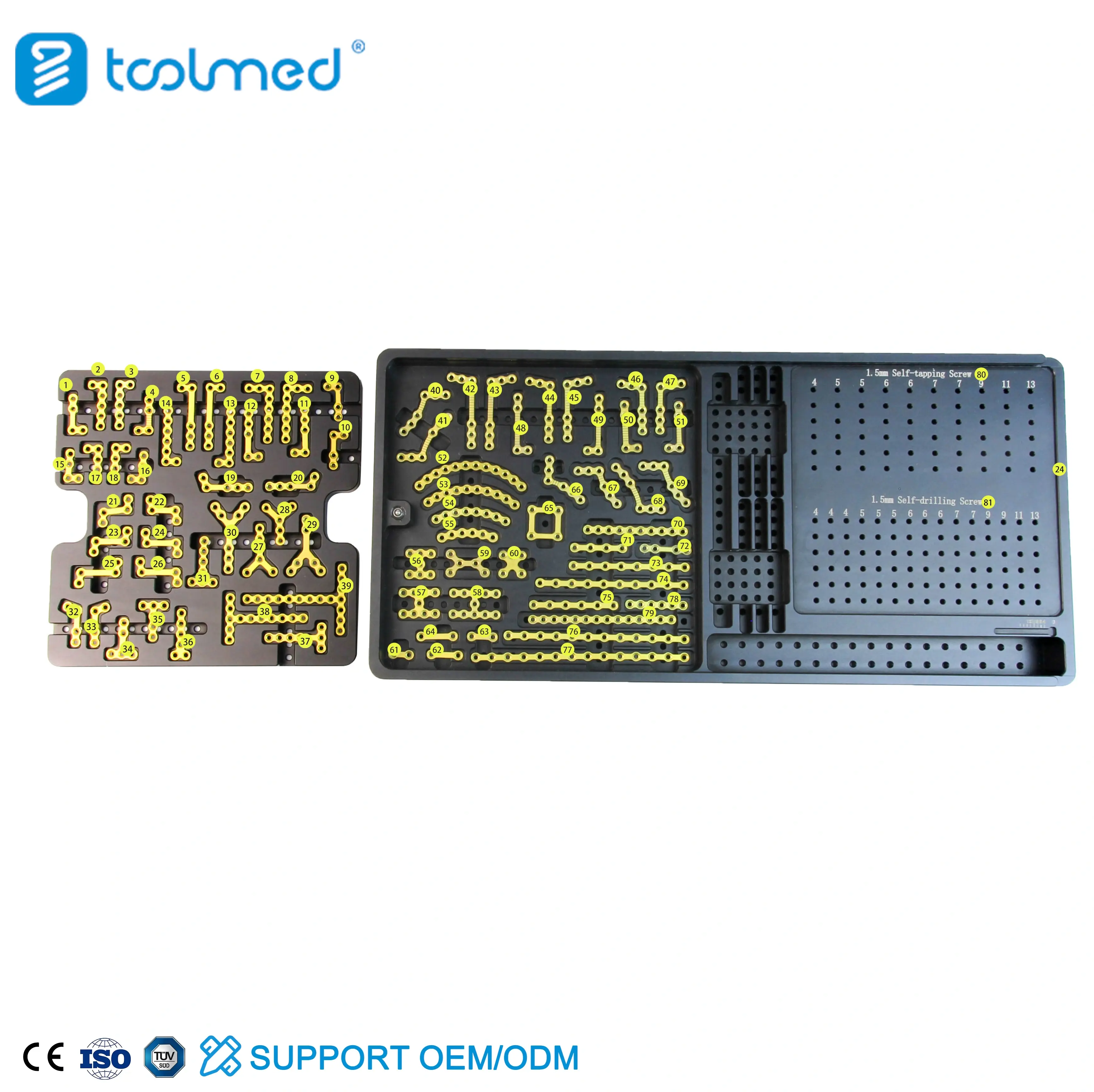 1.5/2.0 Maxillofacial Plate Instrument Set