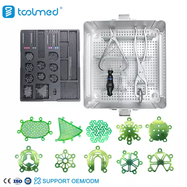 Cranial Plate & TitaniumMesh Instrument Set