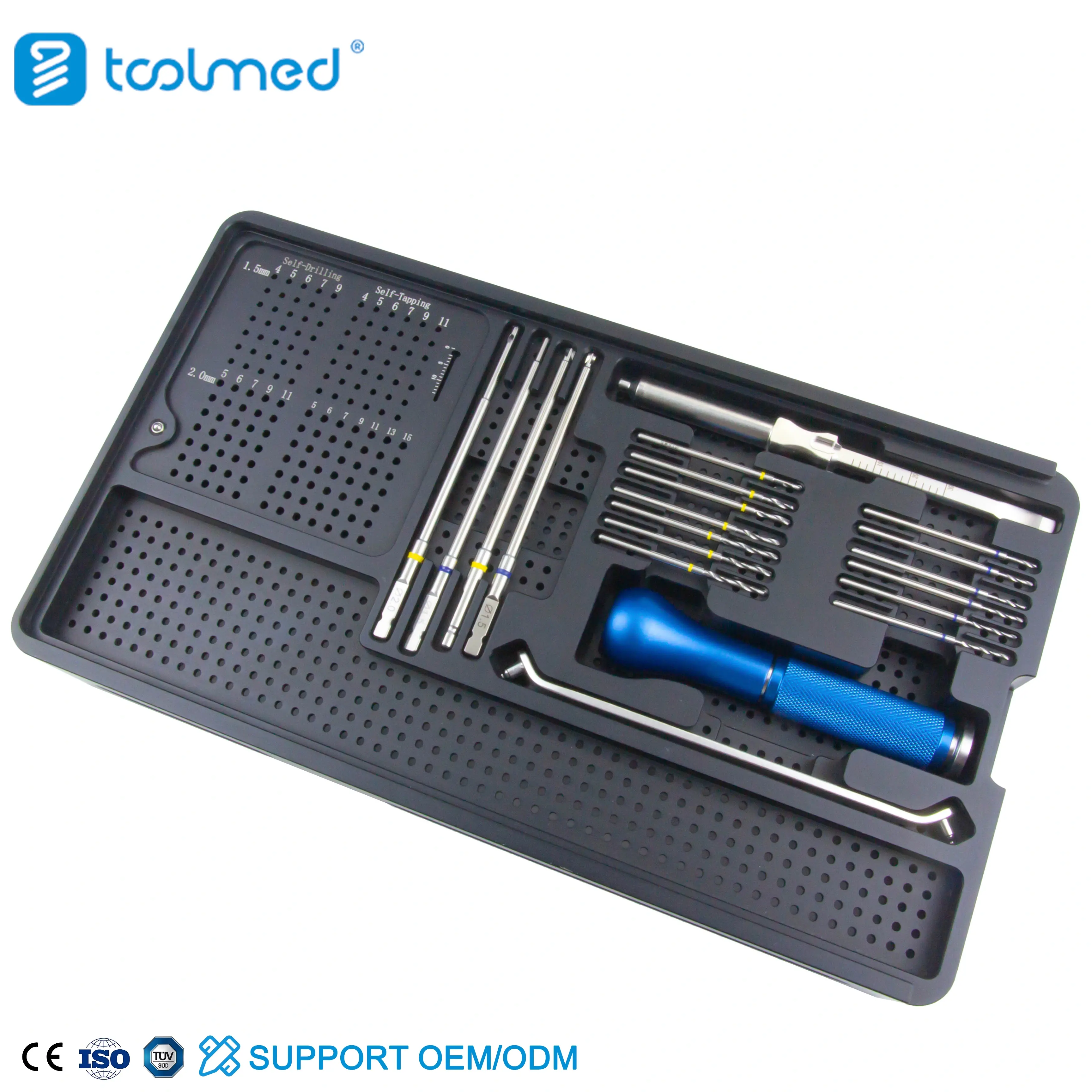 1.52.0mm Maxillofacial Plate Instrument Set-I