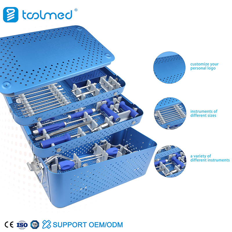 Cervical Peek Cage With 2 Locking Screw Instrument Set