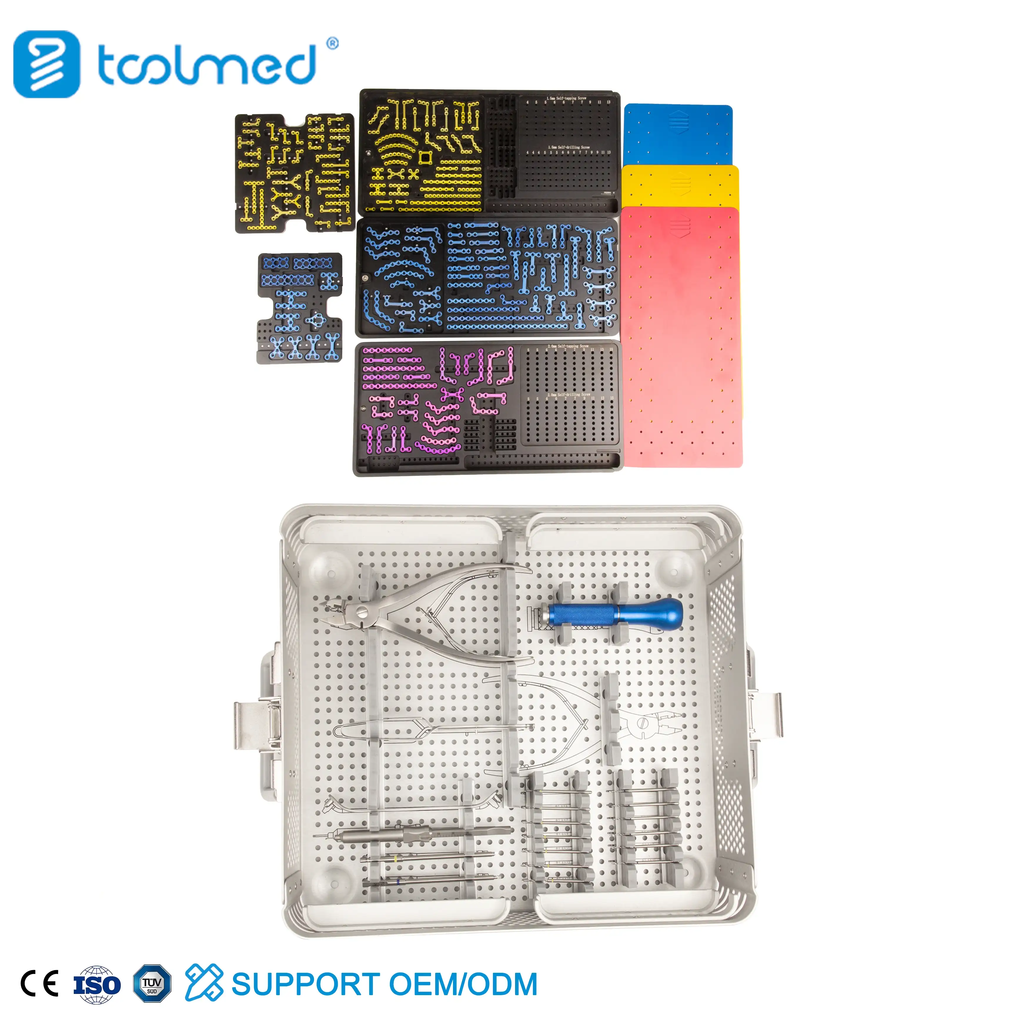 1.5/2.0 Maxillofacial Plate Instrument Set