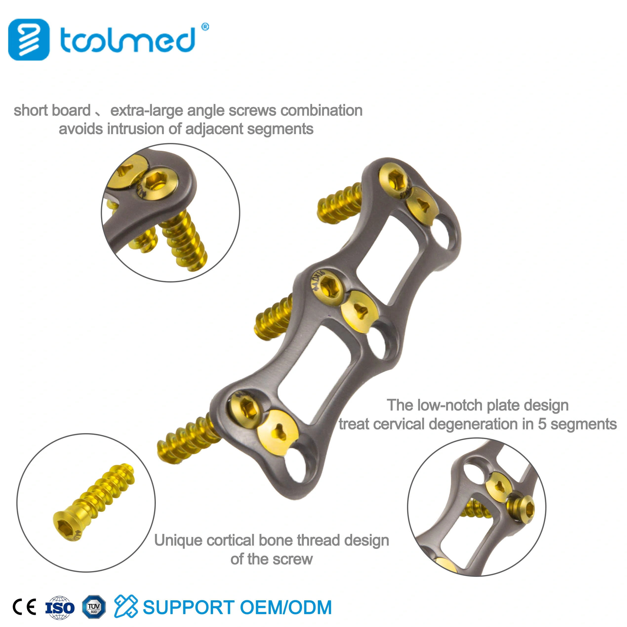 CERVINO Anterior Cervical Screw Self‑tapping
