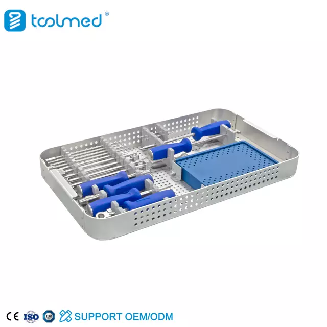Cervical PEEK Cage With 2 Locking Screw Instrument Set