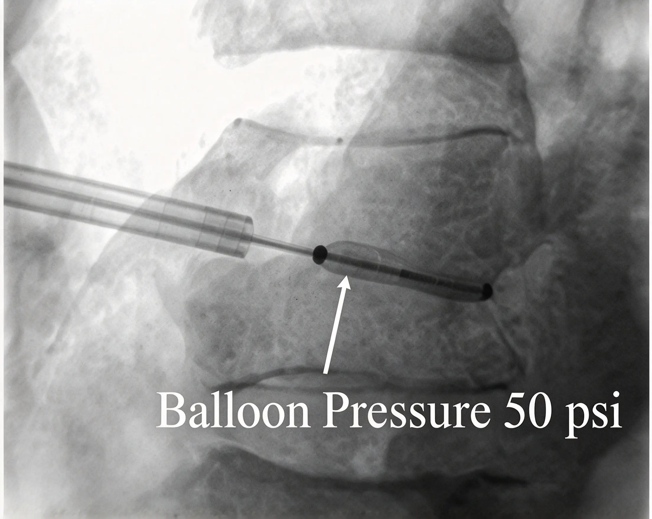 Intraoperative balloon pressure