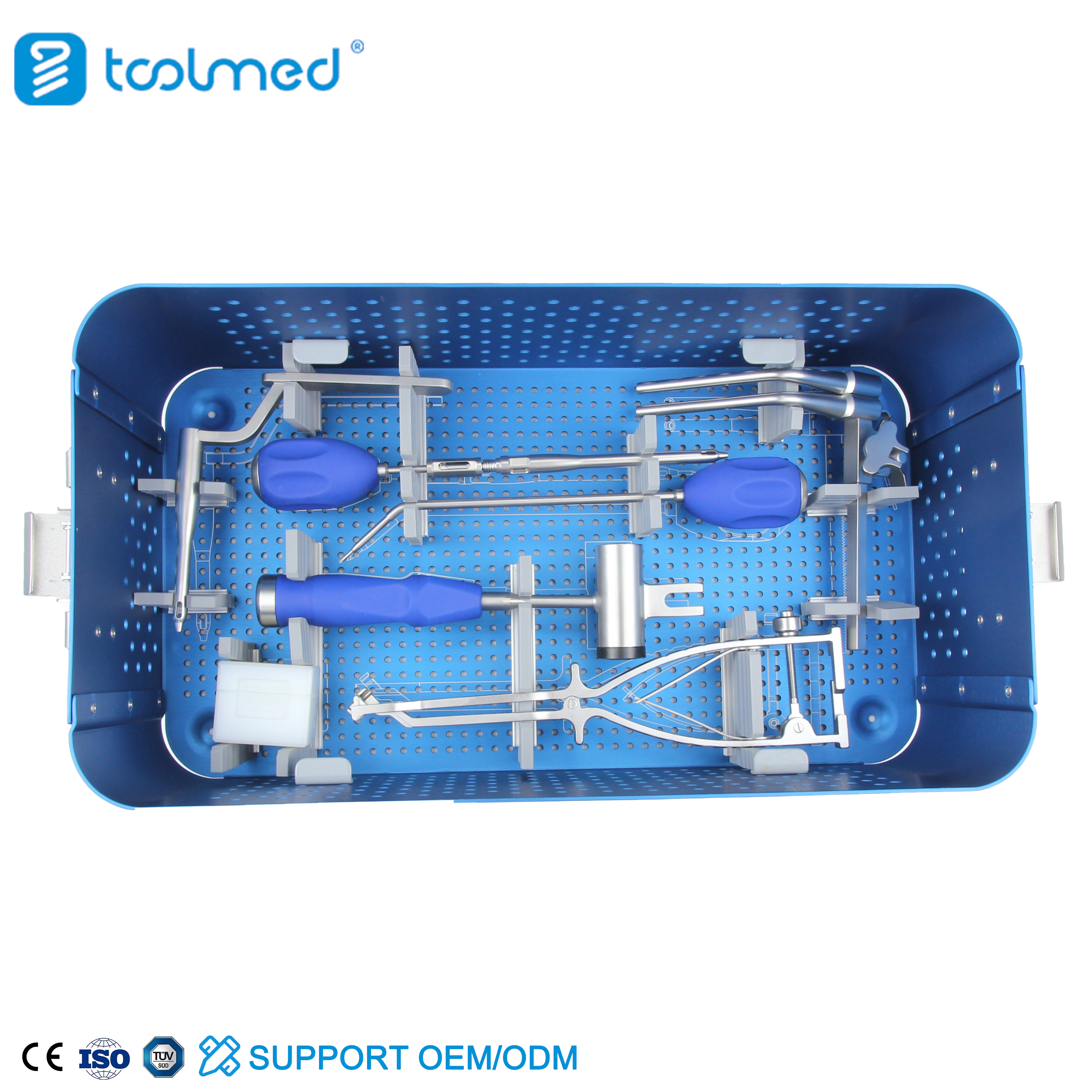 Cervical Peek Cage With 4 Locking Screw Instrument Set