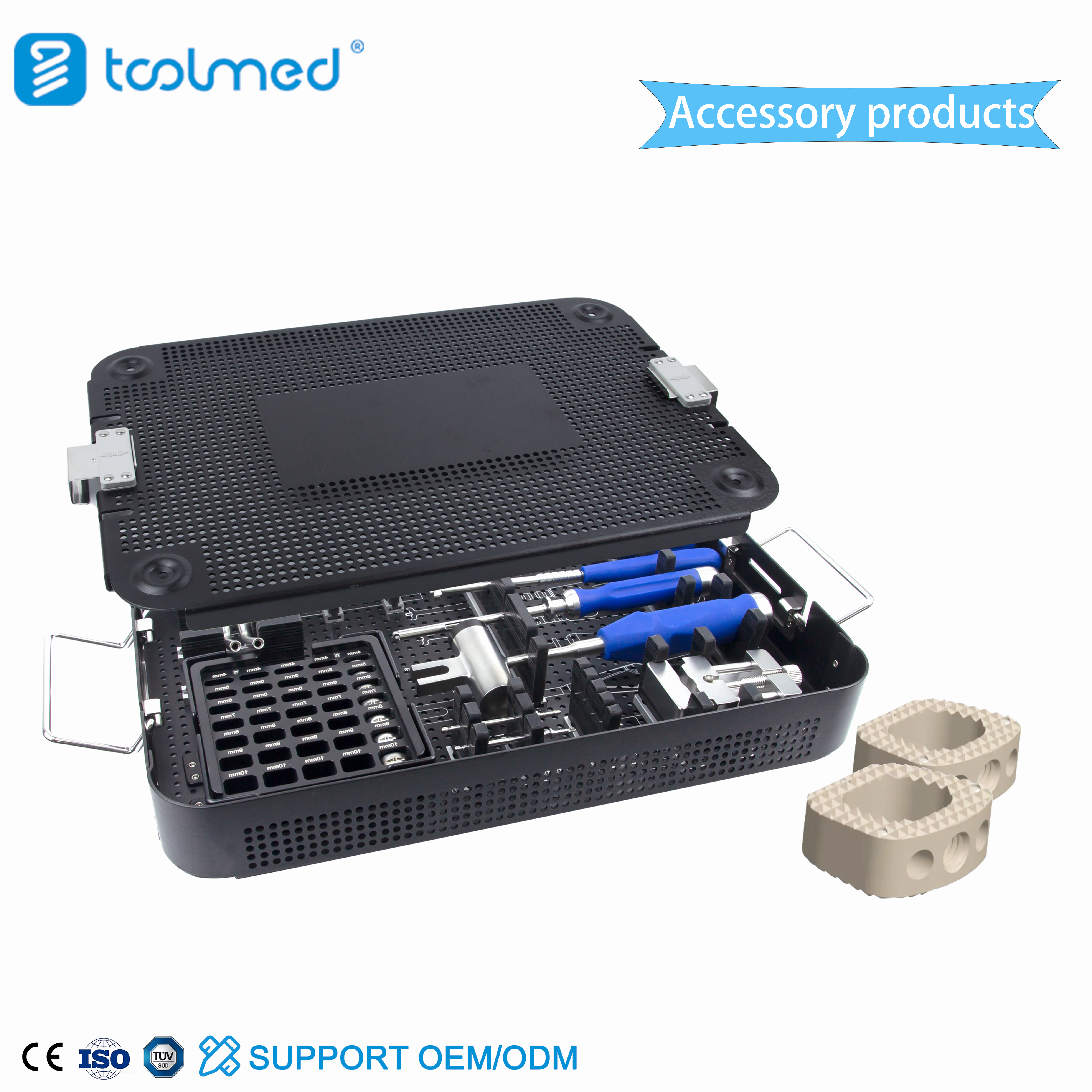 Peek Cervical Cage-I Instrument (High Configuration) Set