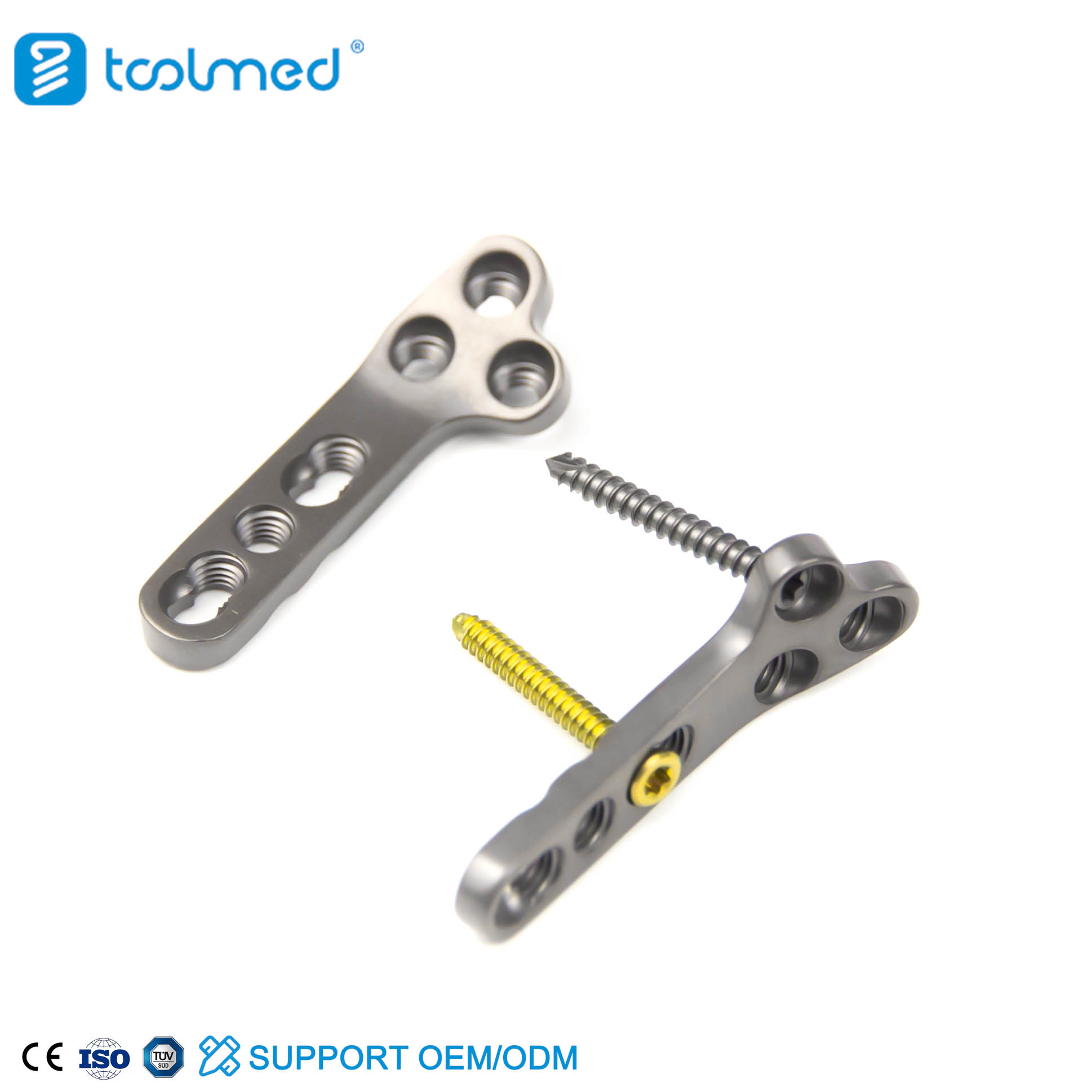 Veterinary TPLO Locking Plate System (Titanium) - A Type Head Lock