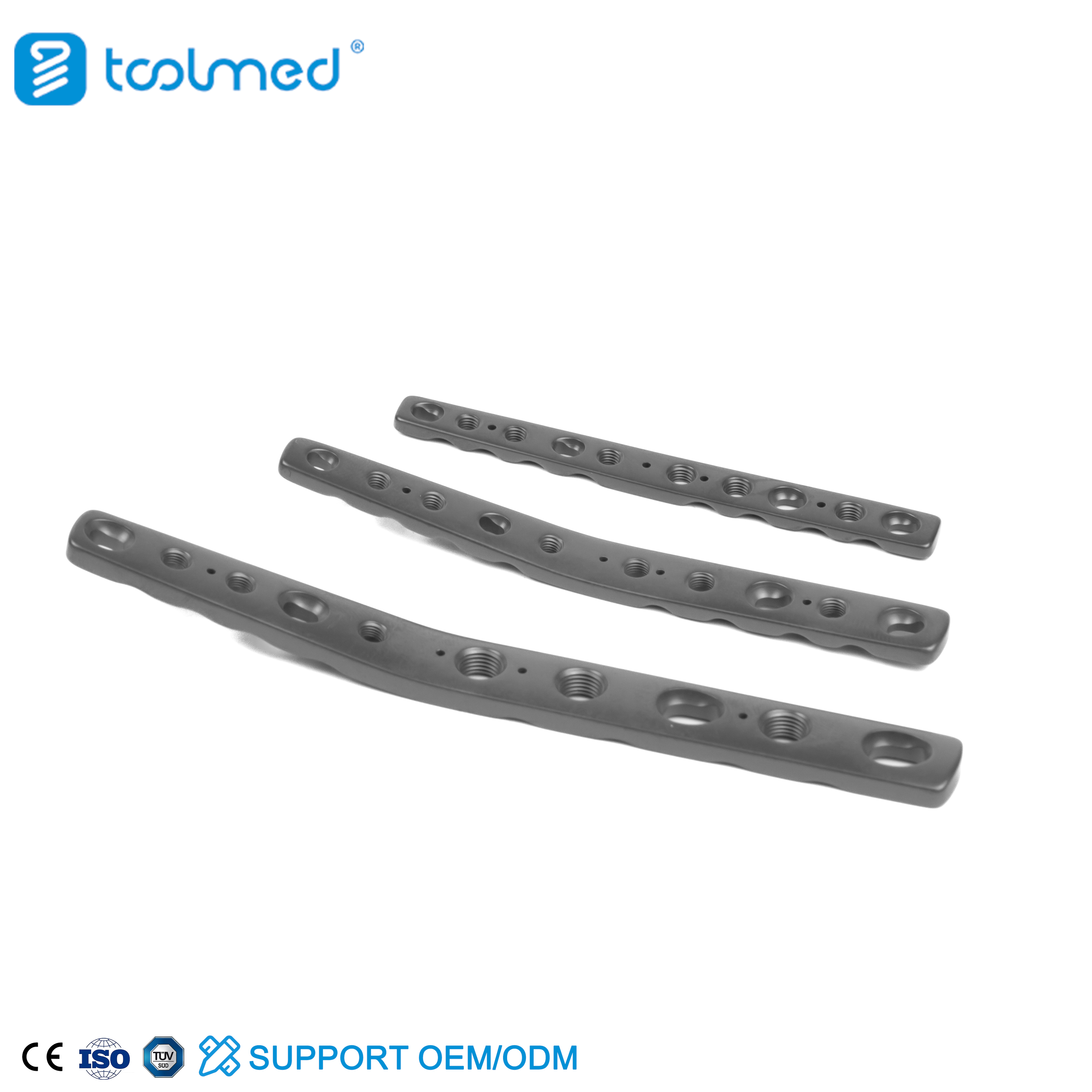 Arthrodesis Of Wrist Joint Locking Plate (Straight Type) Titanium