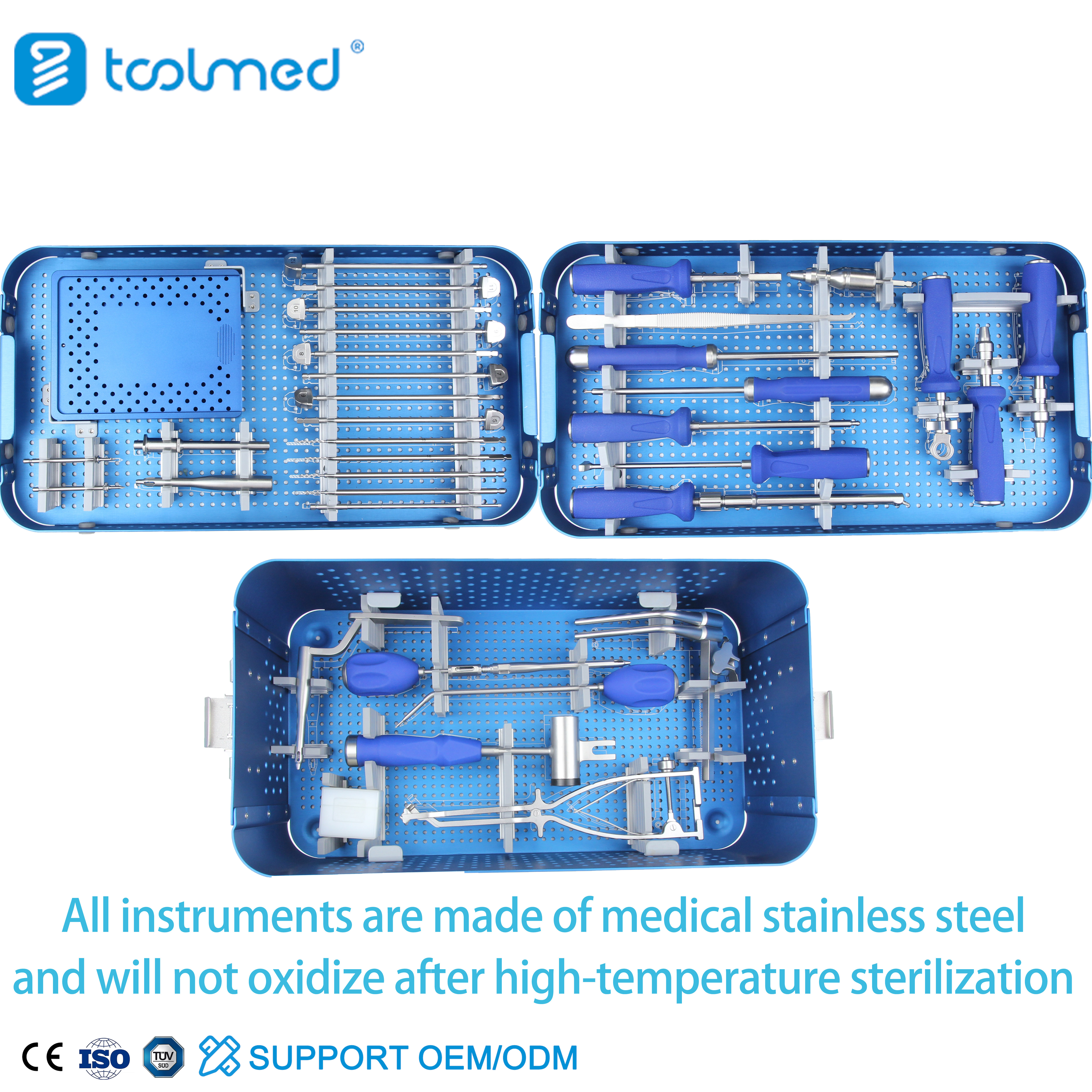 Cervical Peek Cage With 2 Locking Screw Instrument Set