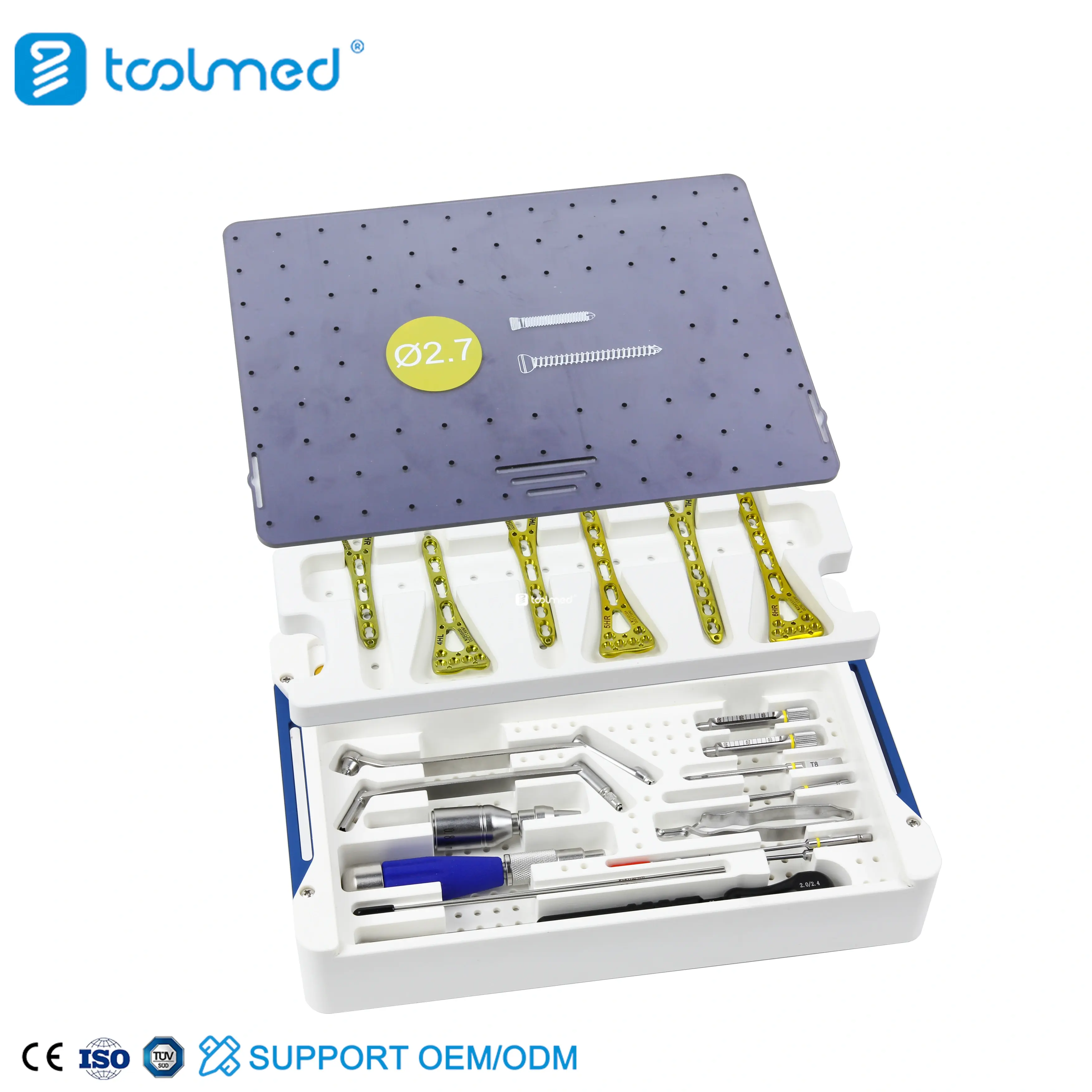 Multi-axial Locking Plates Instrument Set III (Not Including Plates or Screws)