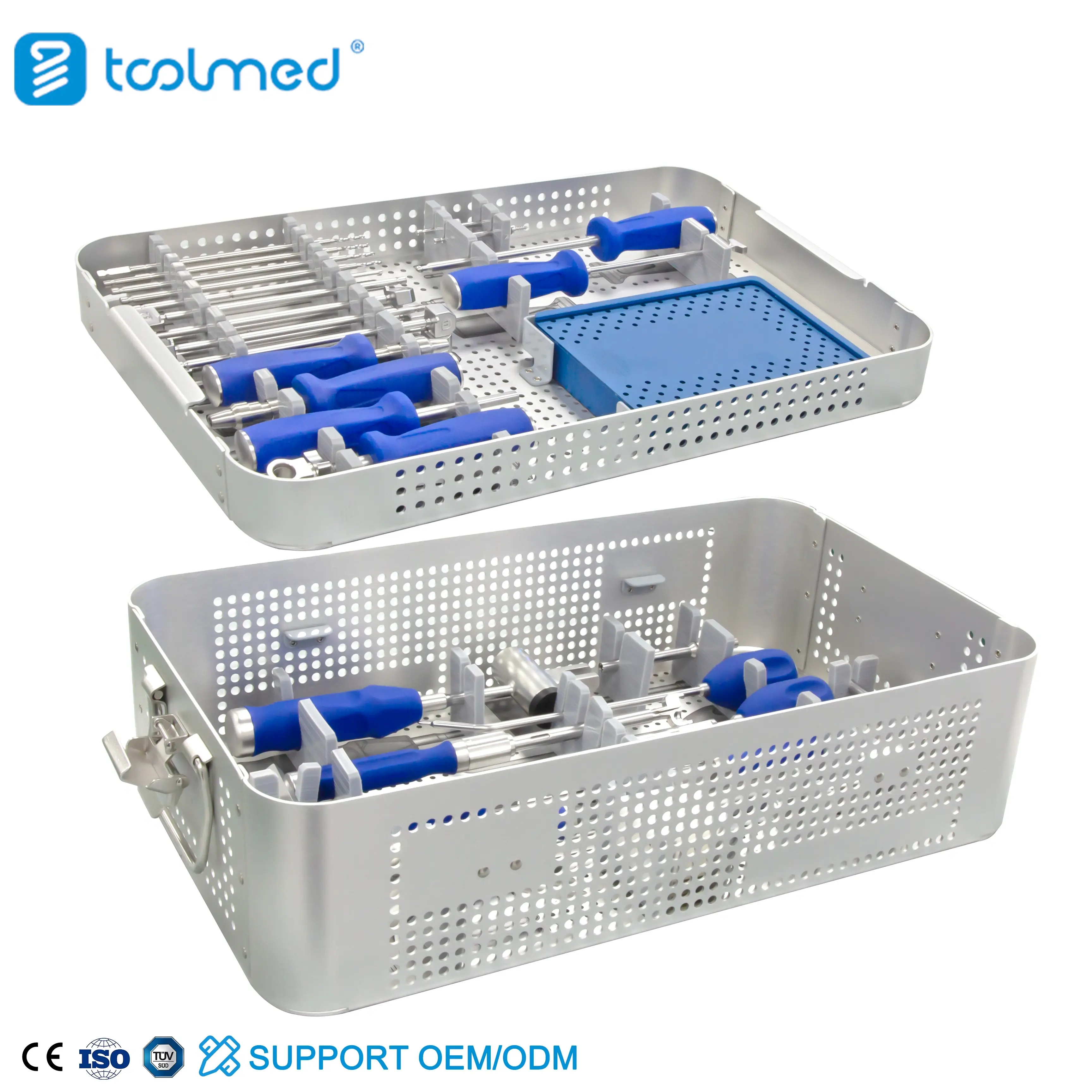 Cervical PEEK Cage With 2 Locking Screw Instrument Set