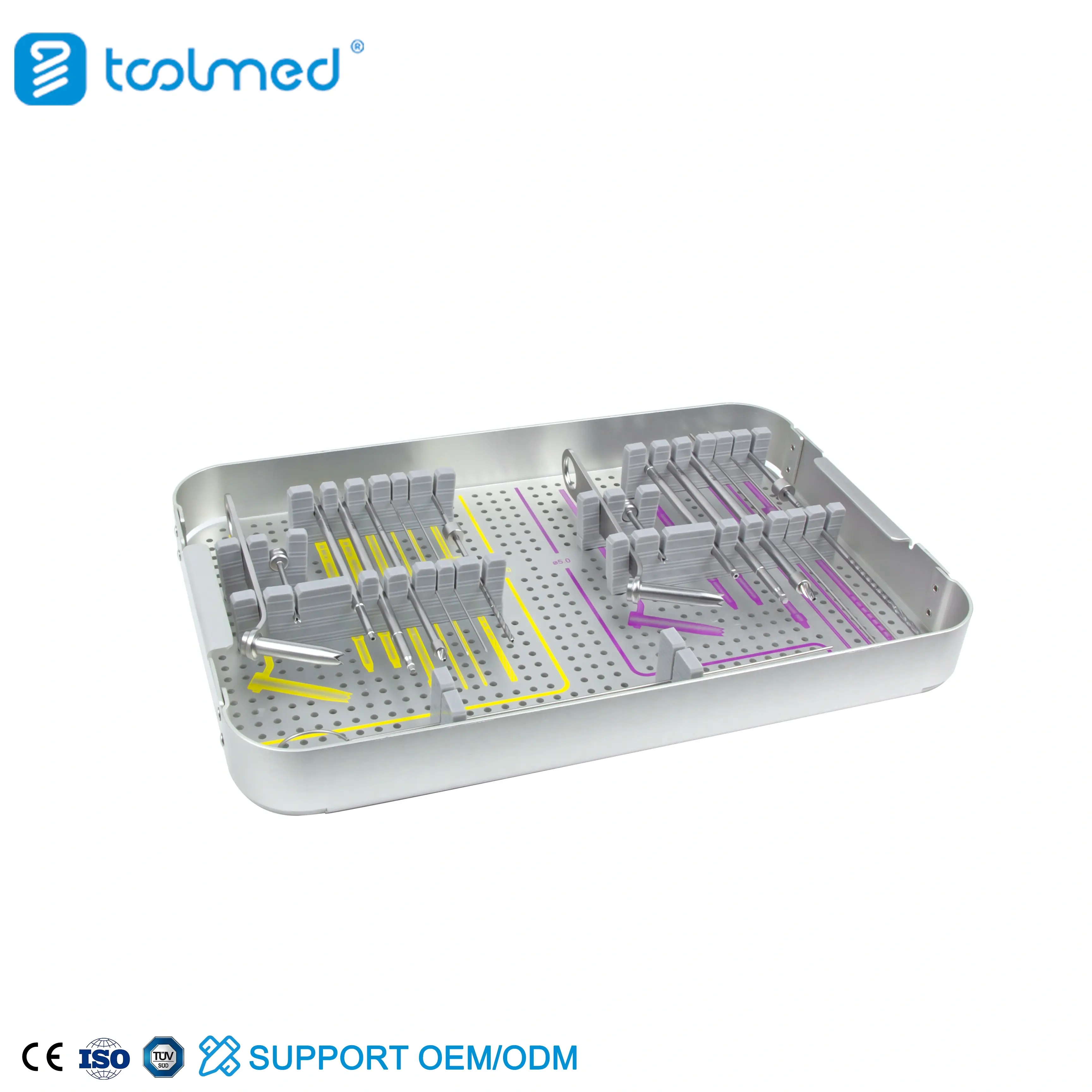 3.0/3.5/4.0/5.0mm Cannulated Headless Compression Screw Instrument Set (HEX)