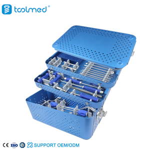 Cervical Peek Cage With 4 Locking Screw Instrument Set