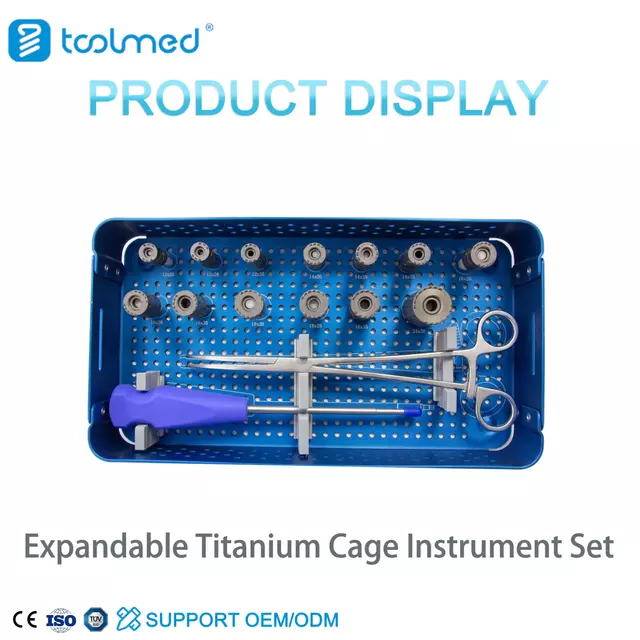 Expandable Titanium Cage Instrument Set