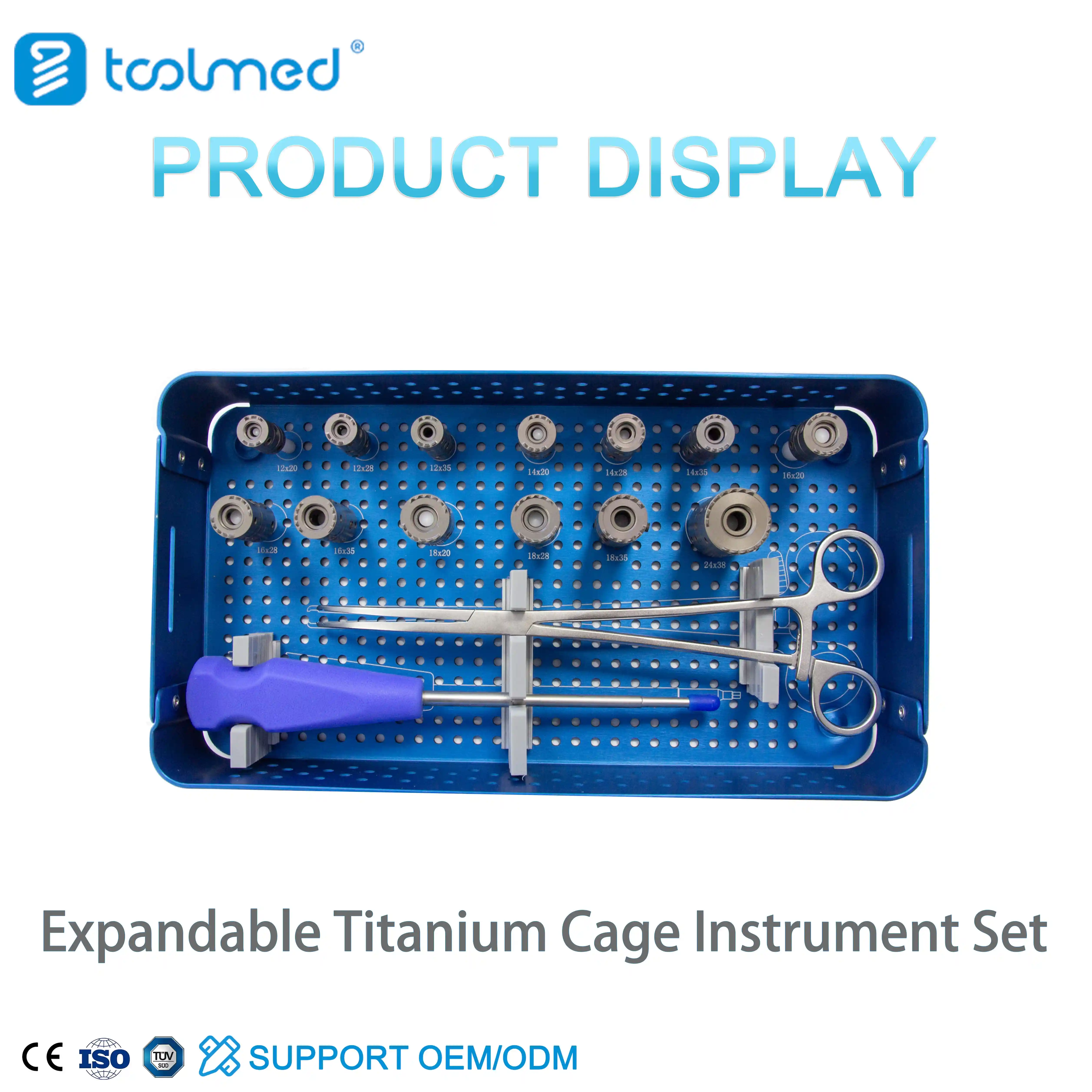 Expandable Titanium Cage Instrument Set