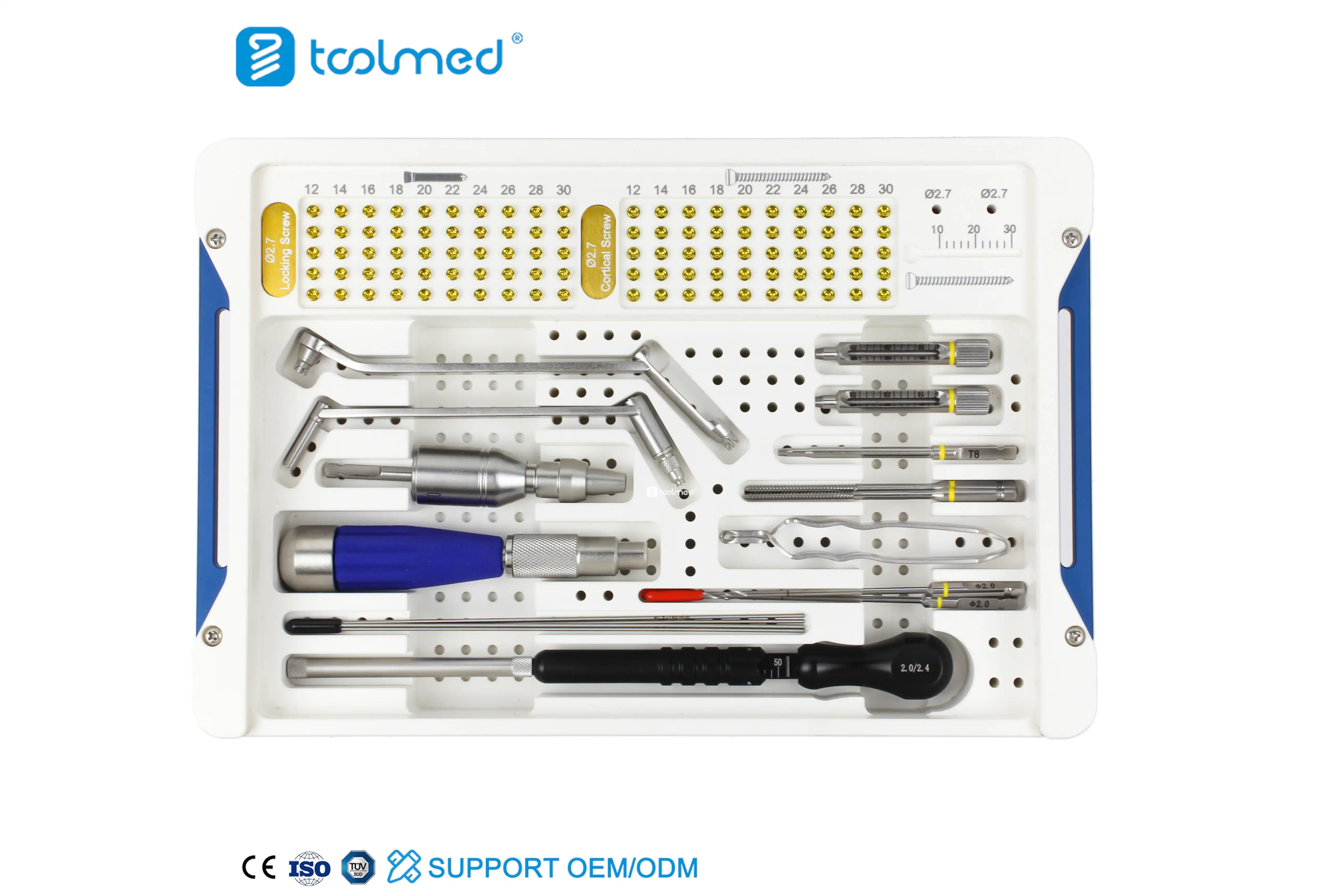 Multi-axial Locking Plates Instrument Set III (Not Including Plates or Screws)