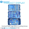 Cervical Peek Cage With 4 Locking Screw Instrument Set