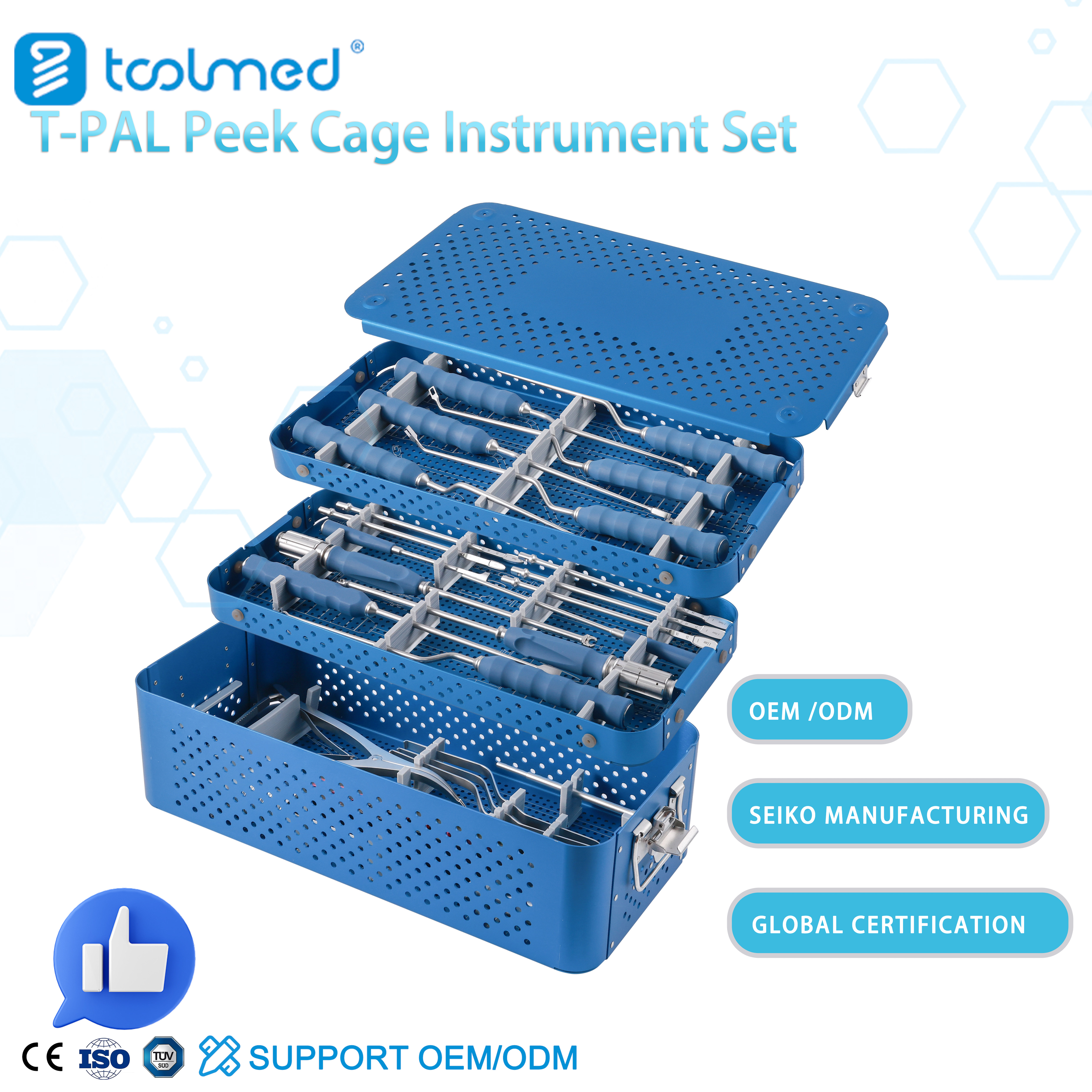 T-PAL Peek Cage Instrument Set