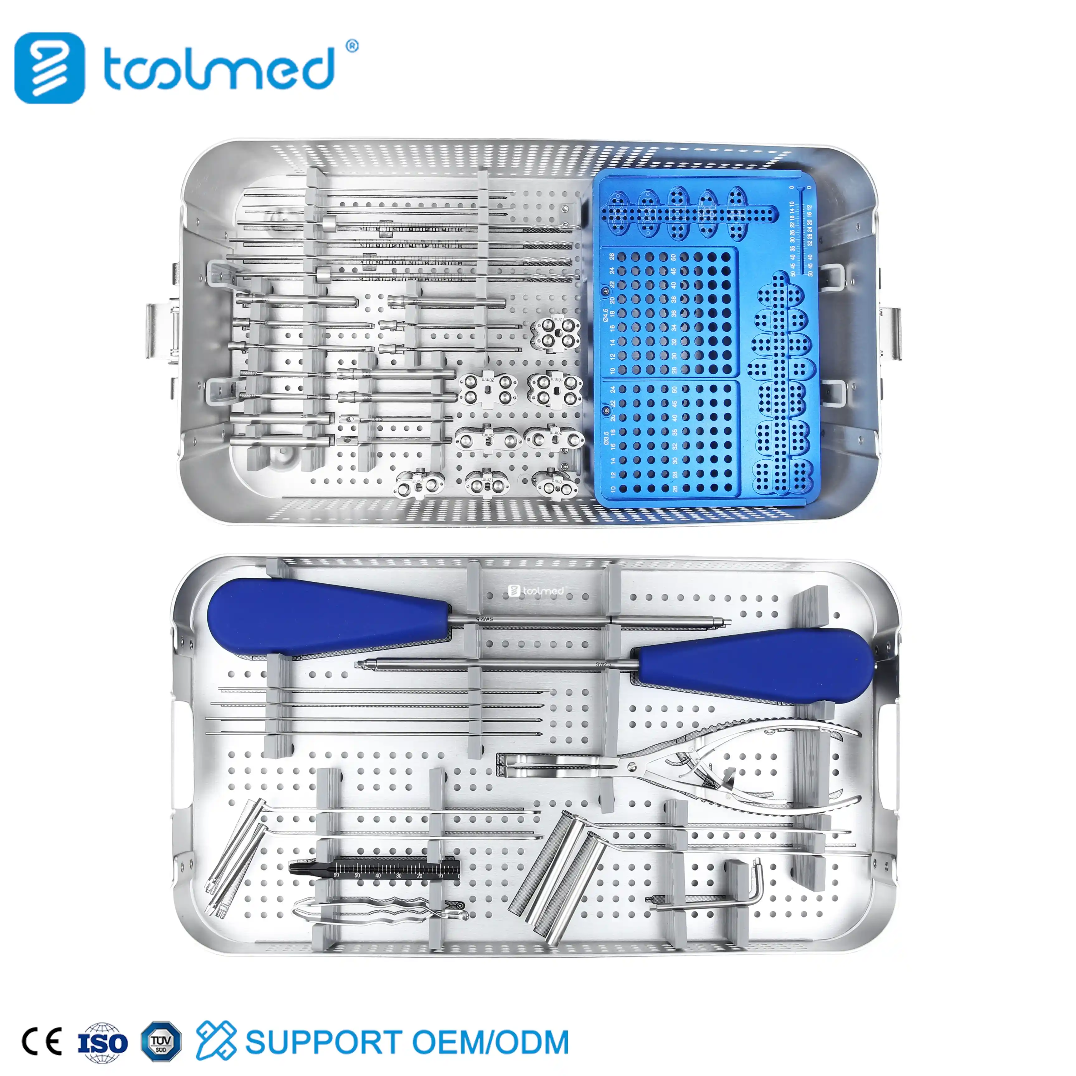 Pediatric Hinge Locking Plate Instrument Set (No Plates or Screws)