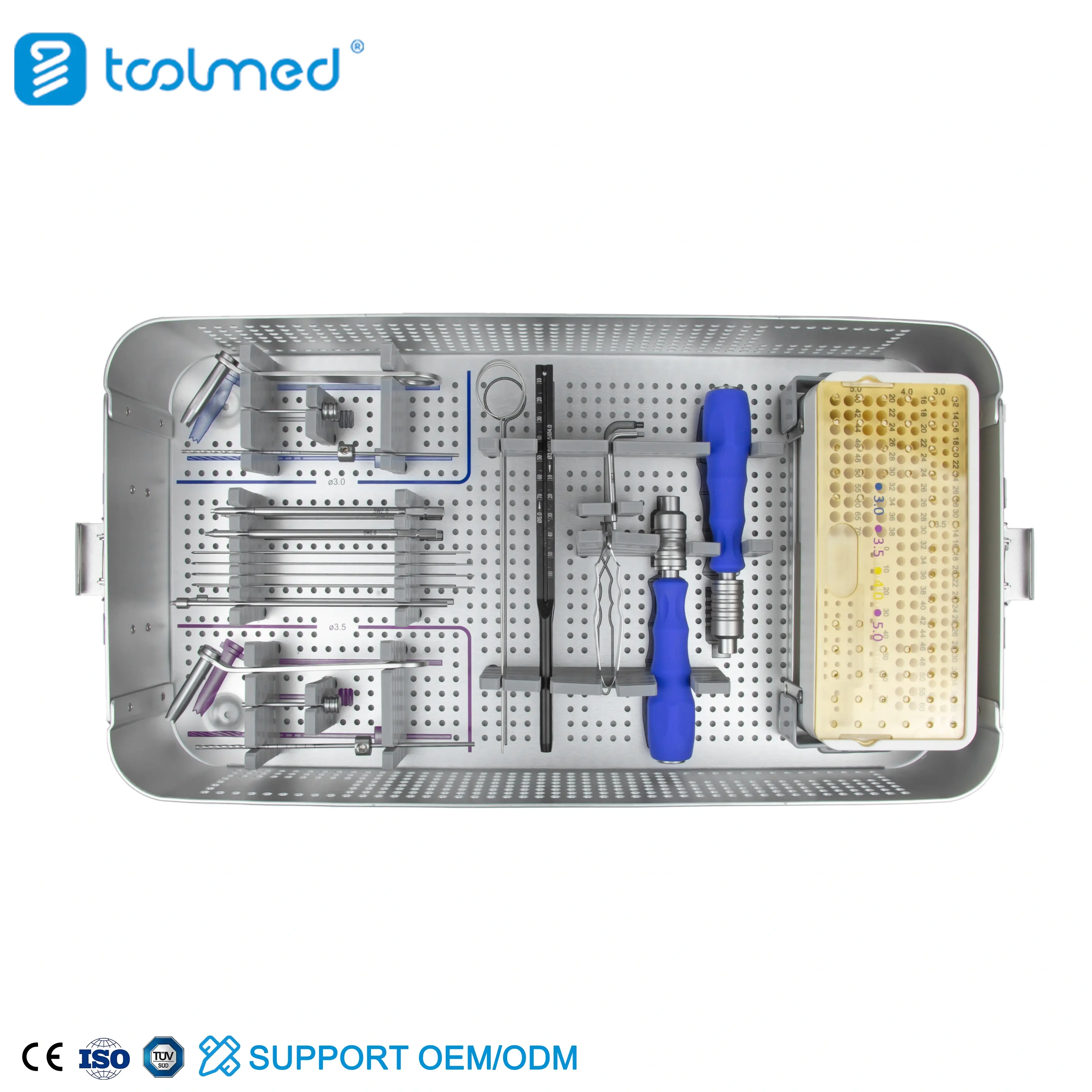3.0/3.5/4.0/5.0mm Cannulated Headless Compression Screw Instrument Set (HEX)